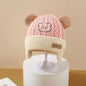 Cappello Invernale Bambino con Paraorecchie – Berretto in Maglia Foderato con Orecchie da Orsetto