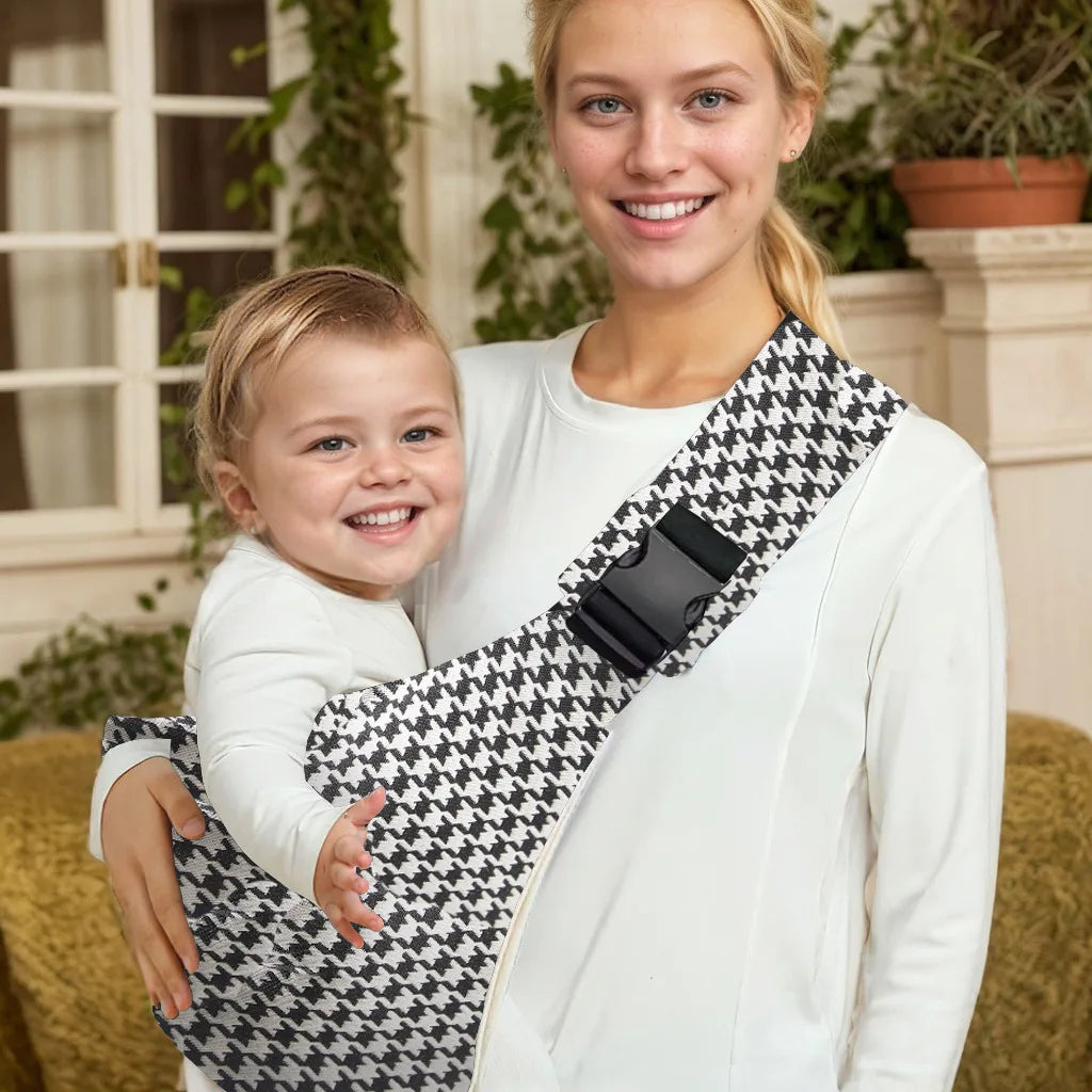 Marsupio Porta Bebè Ergonomico a Fascia Regolabile – Sling Traspirante per Neonati e Bambini fino a 20 kg
