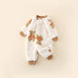 Tutina Invernale Neonato in Pile Morbido – Pagliaccetto Unisex a Manica Lunga 0-24 Mesi