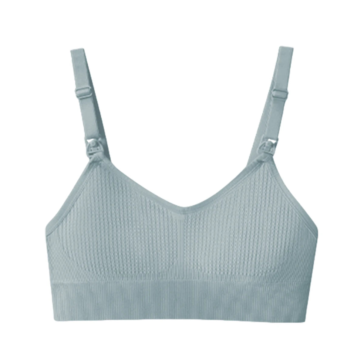 Top Allattamento Senza Ferretto con Coppe Apribili – Reggiseno Seamless Elasticizzato