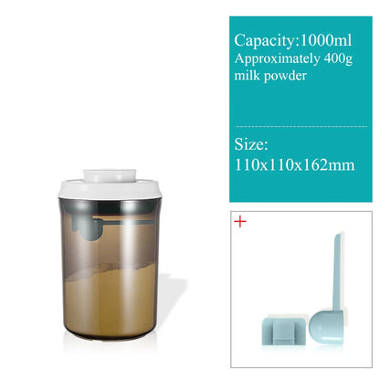 Contenitore Salva-Freschezza per Latte in Polvere - Dispenser con Dosatore 800/1000 ml