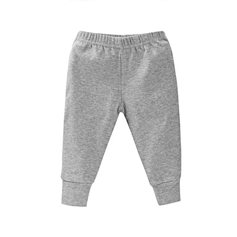 Pantaloni Jogger in Cotone per Neonati e Bambini – Vita Elastica, Morbidi e Comodi (0-24 Mesi)