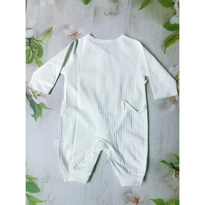 Tutina Kimono in Cotone per Neonati e Bambini con Cappellino – Maniche Lunghe (0-12 mesi)