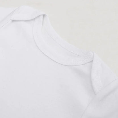 Body Neonato a Manica Lunga 100% Cotone – Bianco Unisex
