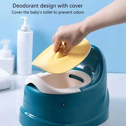 Vasino per Bambini con Coperchio e Vaschetta Estraibile, Antiscivolo, Toilette da Allenamento per lo Spannolinamento