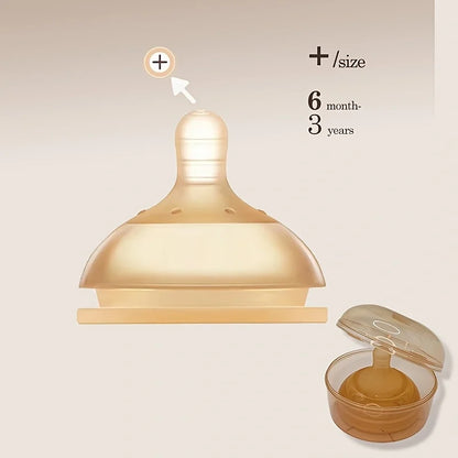 Biberon Anticolica in Vetro Borosilicato con Tettarella in Silicone BPA Free – Collo Largo 120/160/240 ml