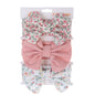 Set 3 Fasce Elastiche con Fiocco per Neonata e Bambina
