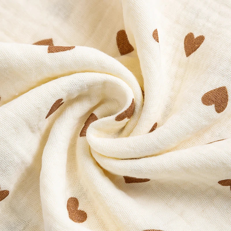 Copertina Neonato in Mussola di Cotone 100×100 cm – Leggera e Traspirante