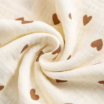 Copertina Neonato in Mussola di Cotone 100×100 cm – Leggera e Traspirante