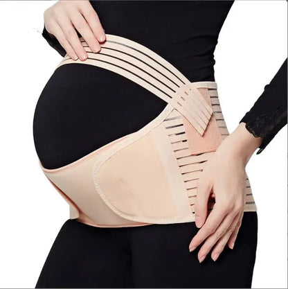 Fascia Premaman di Supporto 3 in 1 Regolabile – Cintura Gravidanza e Fascia Post Parto per Sostegno di Pancia e Schiena