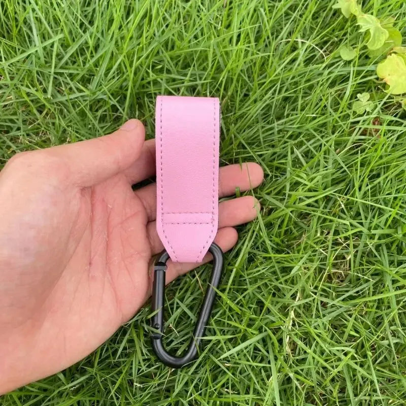 Ganci Premium per Passeggino in Pelle PU – Moschettoni Universali per Borsa Fasciatoio e Accessori
