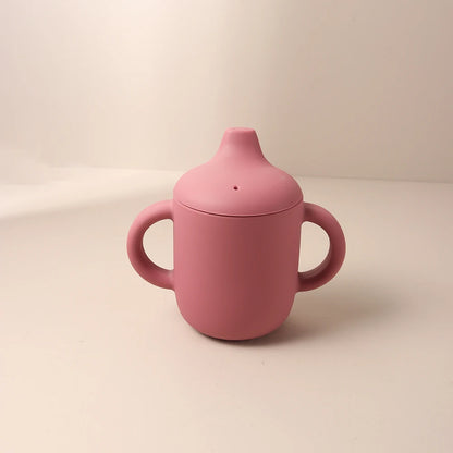 Bicchiere da Apprendimento in Silicone con Manici e Beccuccio – 180 ml