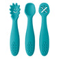 Set 3 Posatine in Silicone per Svezzamento e Autosvezzamento – Prime Posate per Neonato