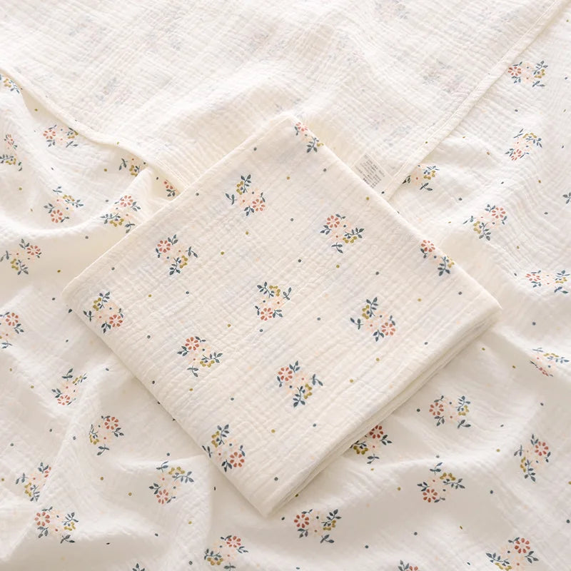 Copertina Neonato in Mussola di Cotone 100×100 cm – Leggera e Traspirante