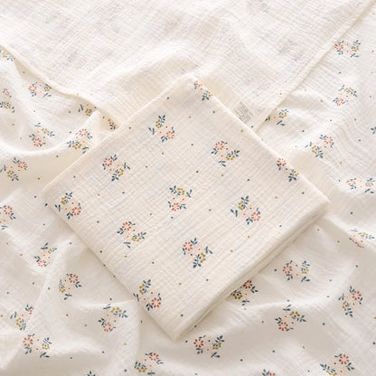 Copertina Neonato in Mussola di Cotone 100×100 cm – Leggera e Traspirante