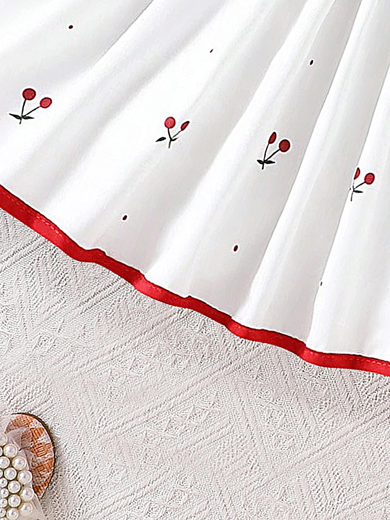 Abito Leggero da Bambina – Vestito con Fiocco e Colletto, 6 Mesi-3 Anni