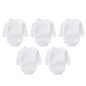Body Neonato a Manica Lunga 100% Cotone – Bianco Unisex