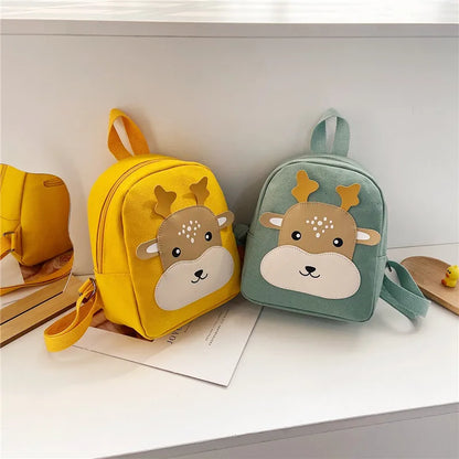 Zainetto Bambino con Animaletto – Mini Zaino in Tela per Asilo e Piccole Uscite