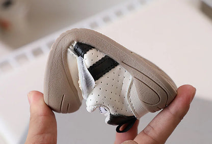 Scarpe Primi Passi Bambino Traspiranti con Doppio Strappo e Suola Morbida Antiscivolo