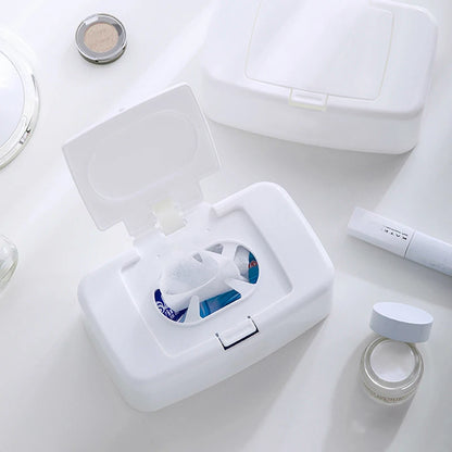 Dispenser Porta Salviette Umidificate per Cambio Pannolino – Contenitore con Coperchio