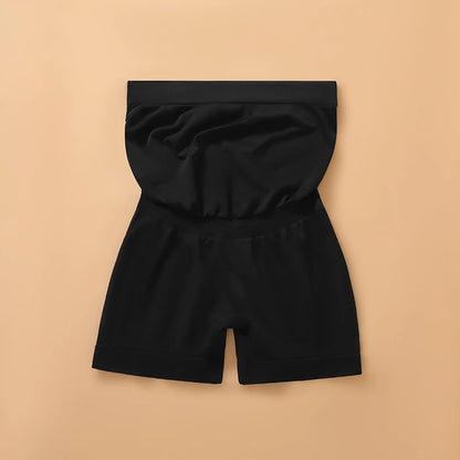 Boxer Premaman a Vita Alta Senza Cuciture – Slip Intimo Gravidanza Elasticizzato con Fascia Addominale