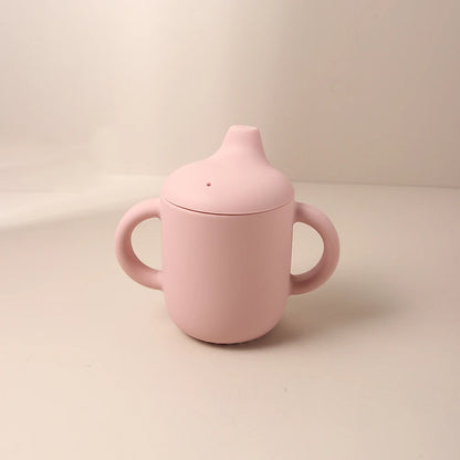 Bicchiere da Apprendimento in Silicone con Manici e Beccuccio – 180 ml