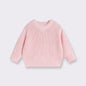 Maglione Bambini in Cotone a Maglia – Pullover Girocollo Invernale Unisex
