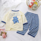 Pigiama Bambino Due Pezzi a Maniche Lunghe – Cotone Misto con Fantasie Animaletti
