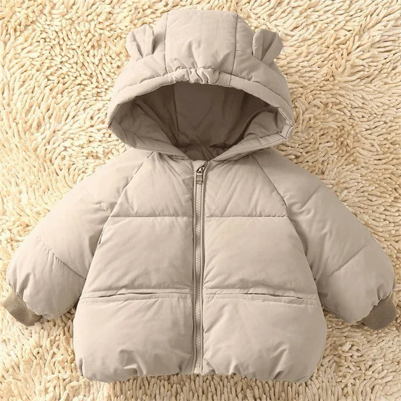 Giacca Invernale Imbottita Bambini con Cappuccio – Piumino Caldo e Unisex