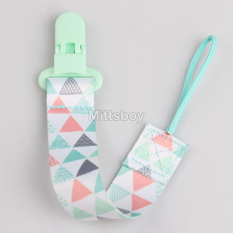 Catenella Portaciuccio in Tessuto con Clip – Fantasie Colorate