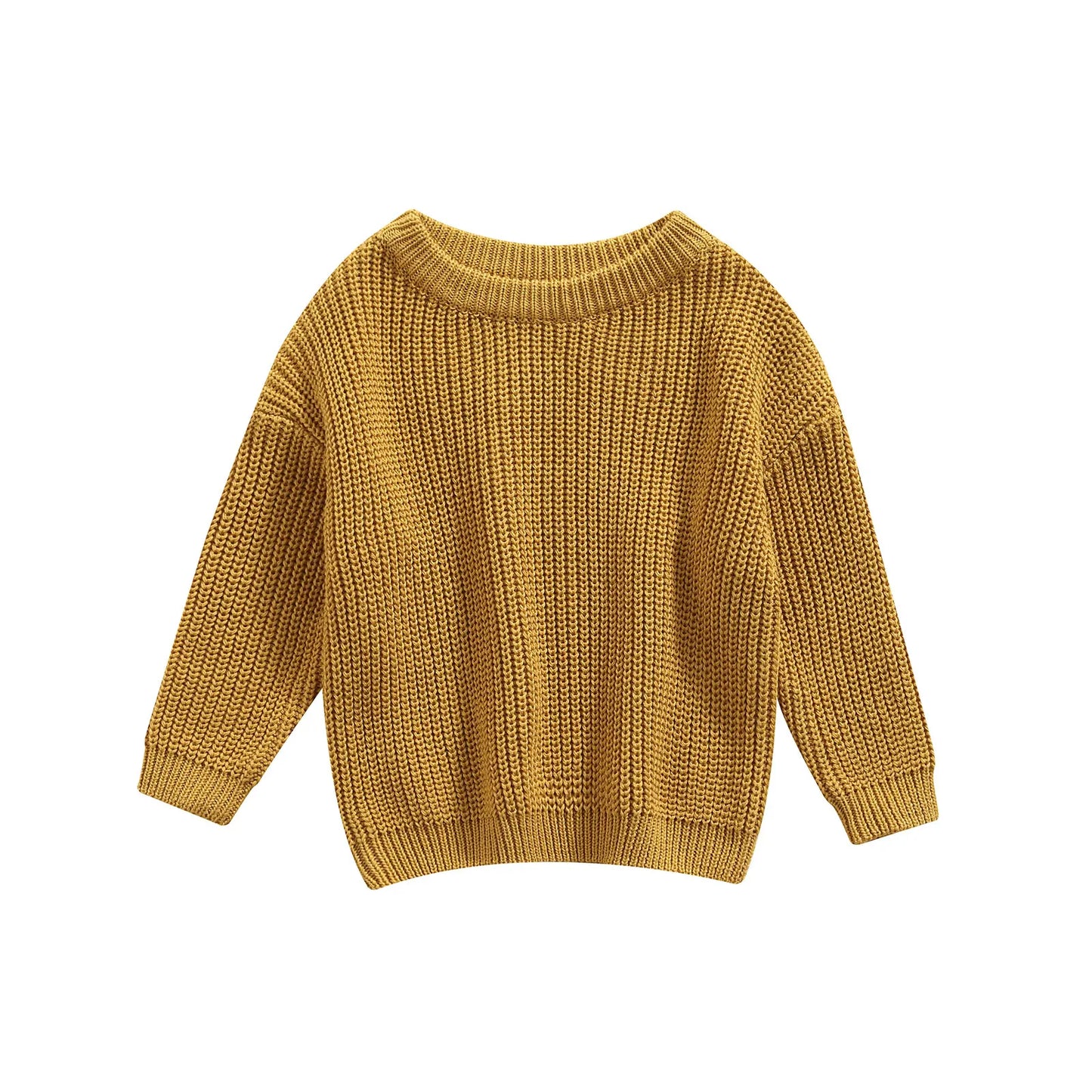 Maglione in Maglia per Bambini e Neonati in Cotone – Pullover a Maniche Lunghe Unisex per Autunno e Inverno