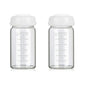 Bottiglie per Conservazione Latte Materno in Vetro 180 ml – Set da 2