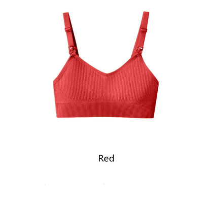 Top Allattamento Senza Ferretto con Coppe Apribili – Reggiseno Seamless Elasticizzato