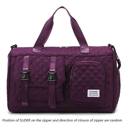 Borsone da Viaggio in Nylon Impermeabile con Scomparti Separati - Borsa Mamma Organizer Multifunzione