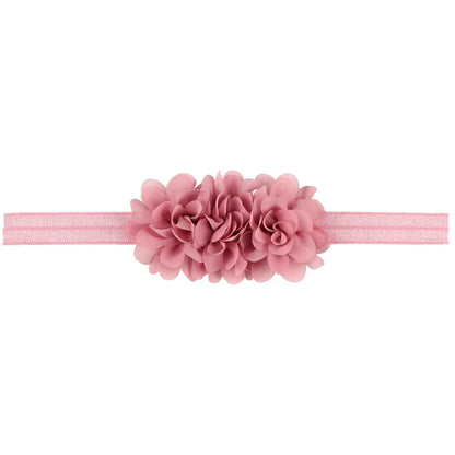 Fascia per Capelli con Fiore in Chiffon per Neonata e Bambina - Taglia unica (6 mesi - 3 anni)