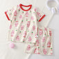 Pigiama Bambino Leggero 2 Pezzi con T-Shirt e Pantaloncini Fantasia
