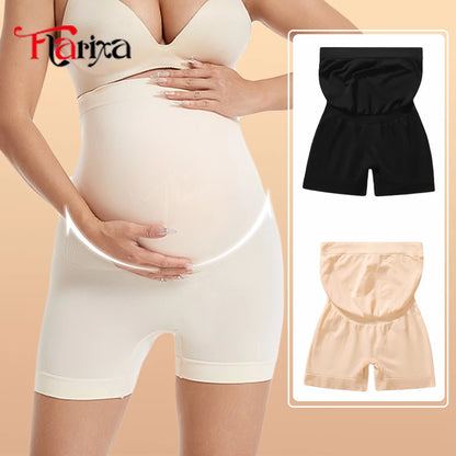 Leggings Premaman a Vita Alta – Pantaloncini Senza Cuciture in Due Lunghezze