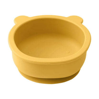Ciotola con Ventosa per Bambini in Silicone – Piatto Pappa Antiscivolo a Forma di Orsetto