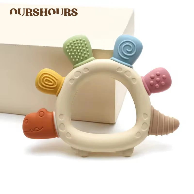 Massaggiagengive in Silicone per Neonati – Giocattolo Sensoriale Senza BPA