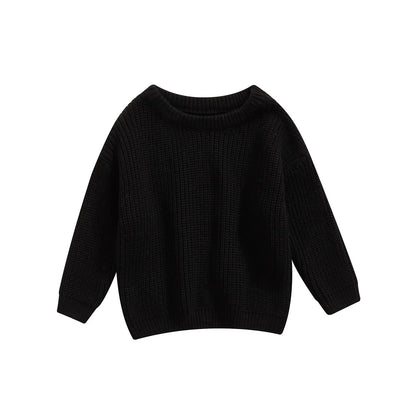 Maglione in Maglia per Bambini e Neonati in Cotone – Pullover a Maniche Lunghe Unisex per Autunno e Inverno