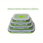 Contenitore Pappa Pieghevole in Silicone – Lunch Box Salvaspazio per Bambini e Mamme, Singolo o Set 4 Pezzi