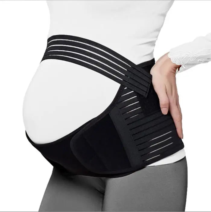 Fascia Premaman di Supporto 3 in 1 Regolabile – Cintura Gravidanza e Fascia Post Parto per Sostegno di Pancia e Schiena