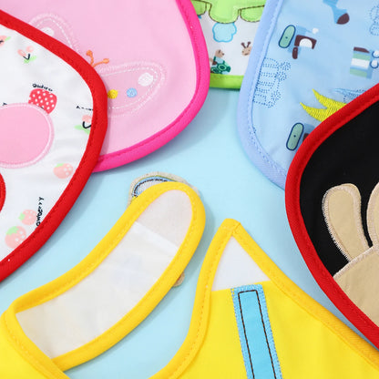 Set 5 Bavaglini Impermeabili Bambino e Bambina – Bavaglie per Pappa con Fantasie Colorate