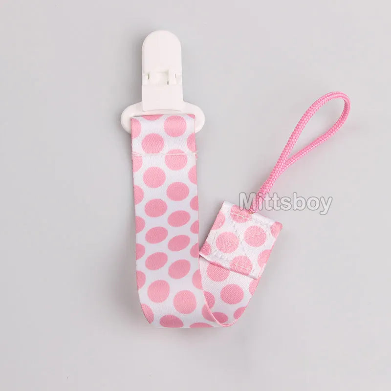 Catenella Portaciuccio in Tessuto con Clip – Fantasie Colorate
