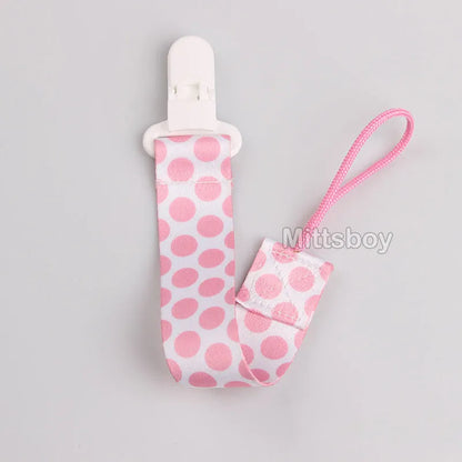 Catenella Portaciuccio in Tessuto con Clip – Fantasie Colorate