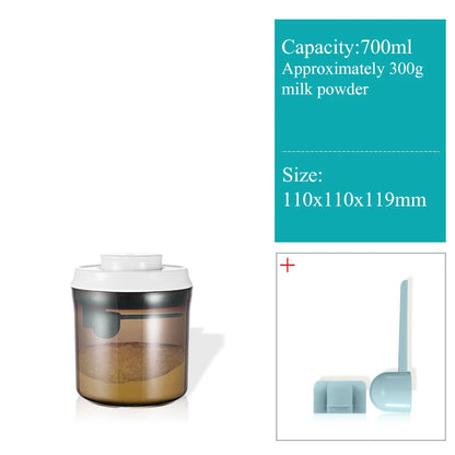 Contenitore Salva-Freschezza per Latte in Polvere - Dispenser con Dosatore 800/1000 ml