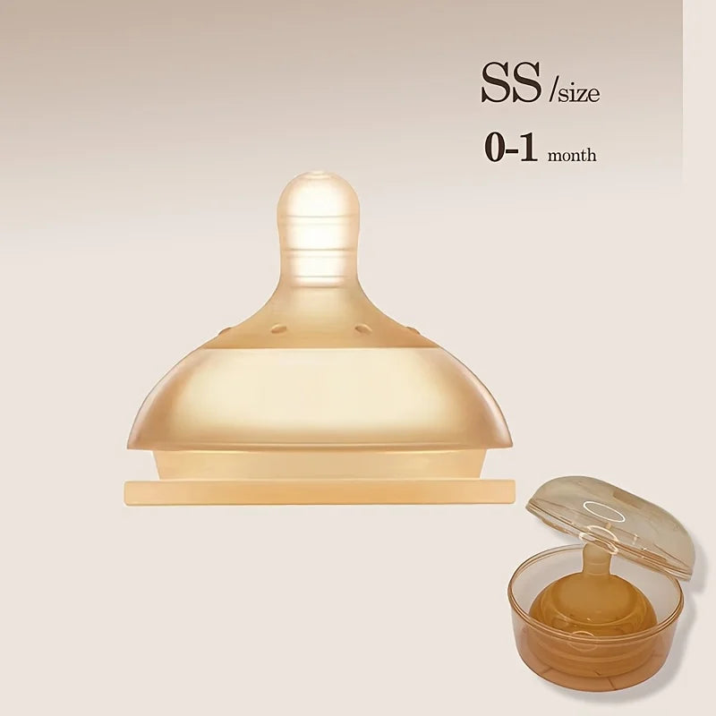 Biberon Anticolica in Vetro Borosilicato con Tettarella in Silicone BPA Free – Collo Largo 120/160/240 ml