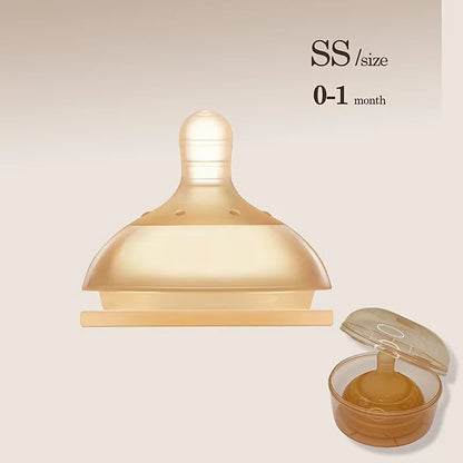 Biberon Anticolica in Vetro Borosilicato con Tettarella in Silicone BPA Free – Collo Largo 120/160/240 ml