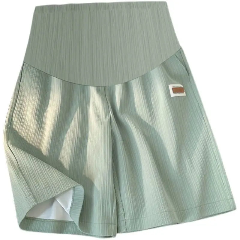 Bermuda Premaman – Pantaloncini Morbidi con Fascia Alta Elastica per Gravidanza