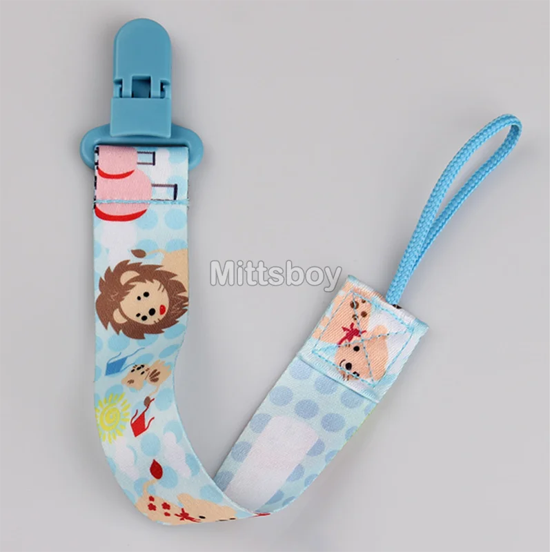 Catenella Portaciuccio in Tessuto con Clip – Fantasie Colorate